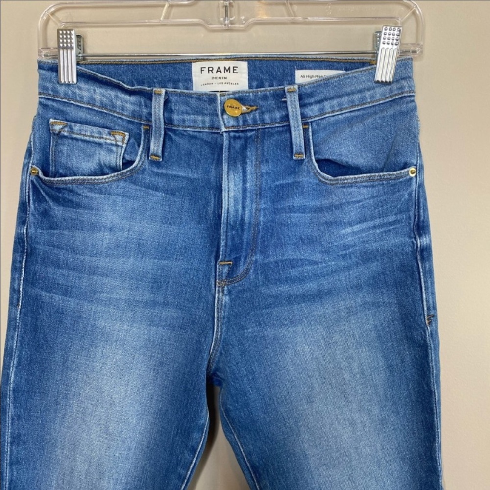 Frame Ali High Rise Cigarette Jeans - Picture 5 of 8